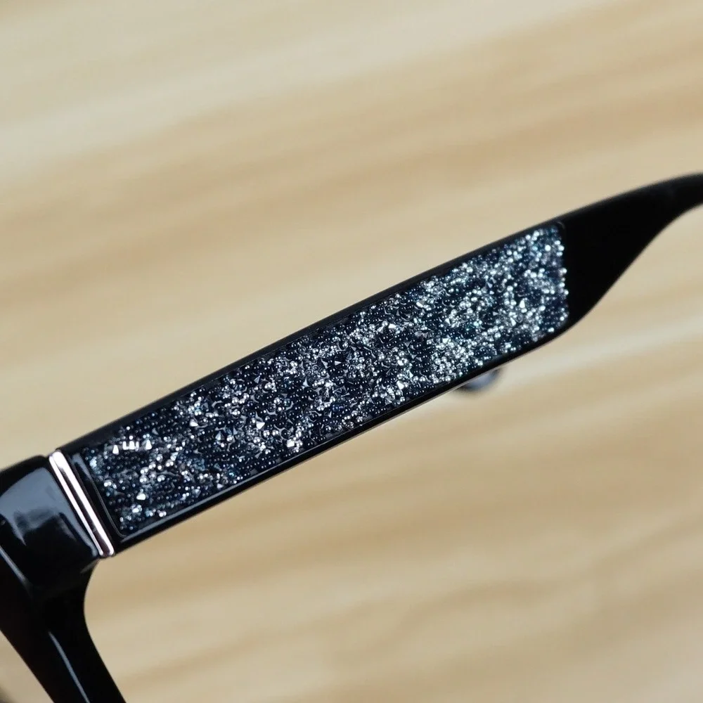 Guess GU2622 Eyeglasses Frame Black Swarovski Crystals 54-16-140